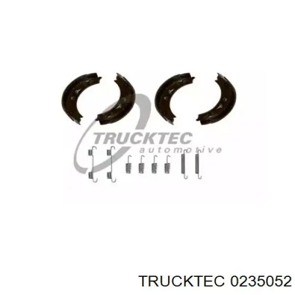 Klocki hamulca ręcznego Trucktec 0235052 cena, od 19,53 USD