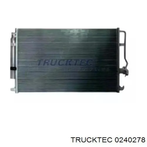 0240278 Trucktec Chłodnica klimatyzacji