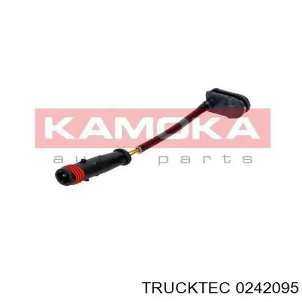 Do koszyka 0242095 Trucktec Czujnik zużycia klocków hamulcowych przedni