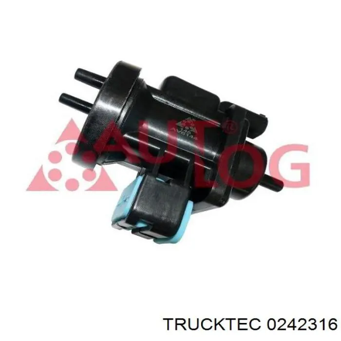 Do koszyka 0242316 Trucktec Przetwornik ciśnienia (solenoid) doładowania