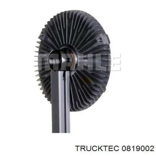 Do koszyka 0819002 Trucktec Sprzęgło wiskotyczne wentylatora chłodzenia