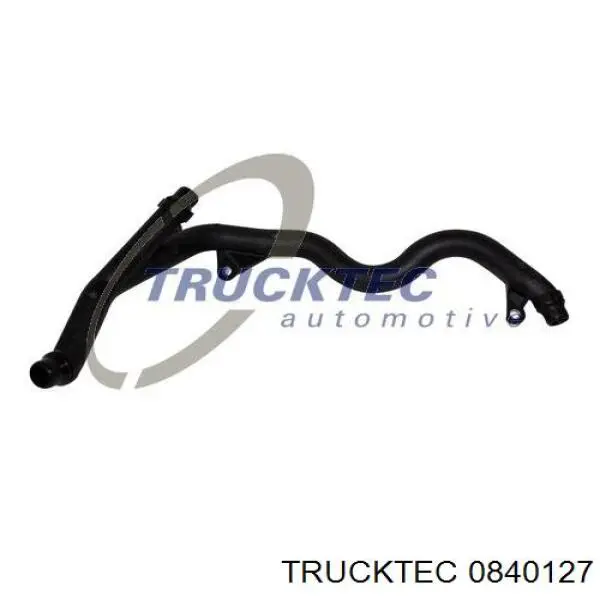 0840127 Trucktec Przewód chłodnicy ogrzewacza (nagrzewnicy), zwrotny