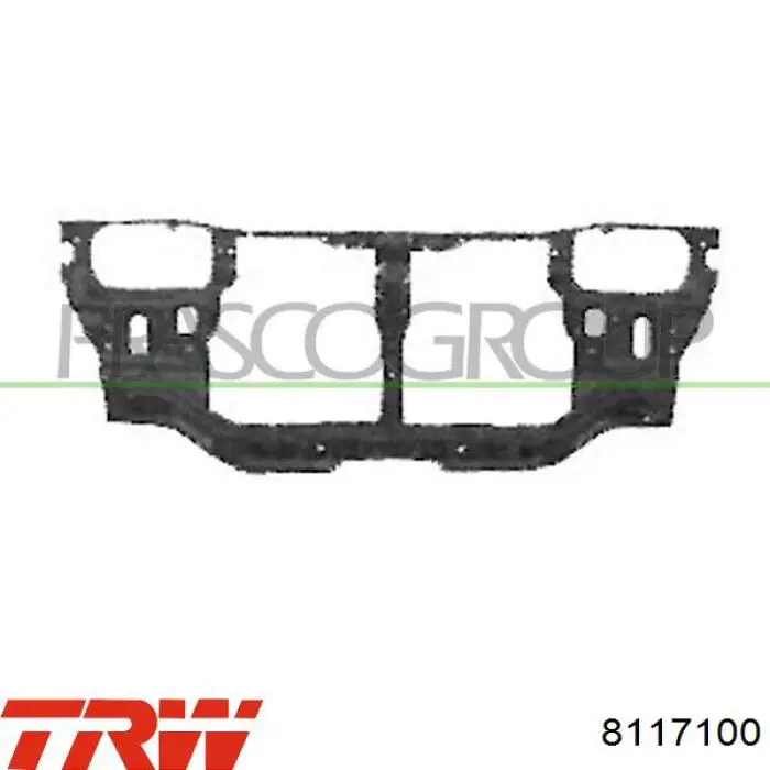 Prowadnica zaworu 8117100 TRW