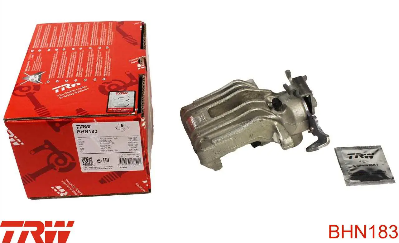Zacisk hamulcowy tylny prawy TRW BHN183 cena, od 83,76 USD