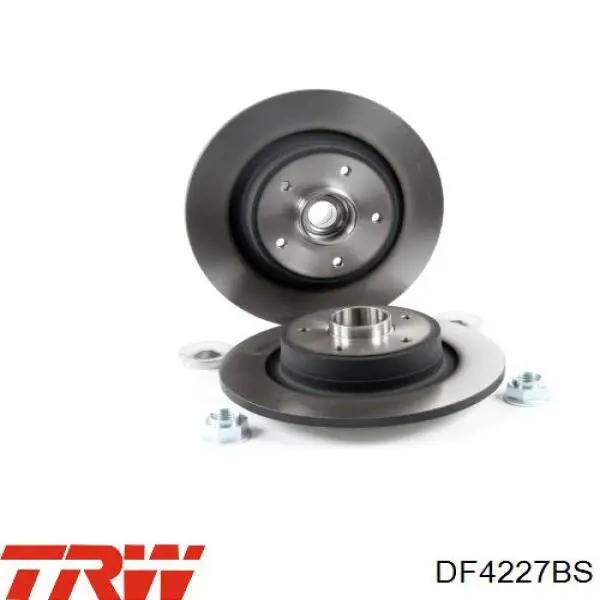 Do koszyka DF4227BS TRW Tarcza hamulcowa tylna