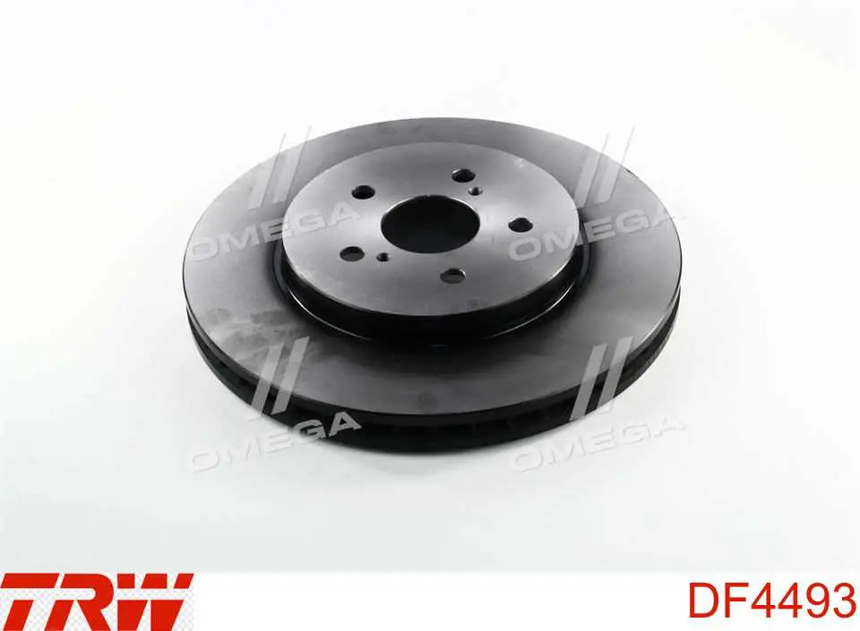 Tarcza hamulcowa przednia TRW DF4493 cena, od 60,54 USD