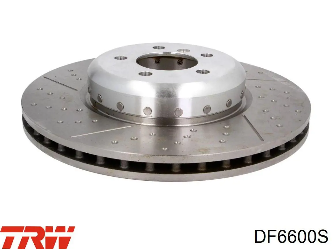 DF6600S TRW Tarcza hamulcowa przednia