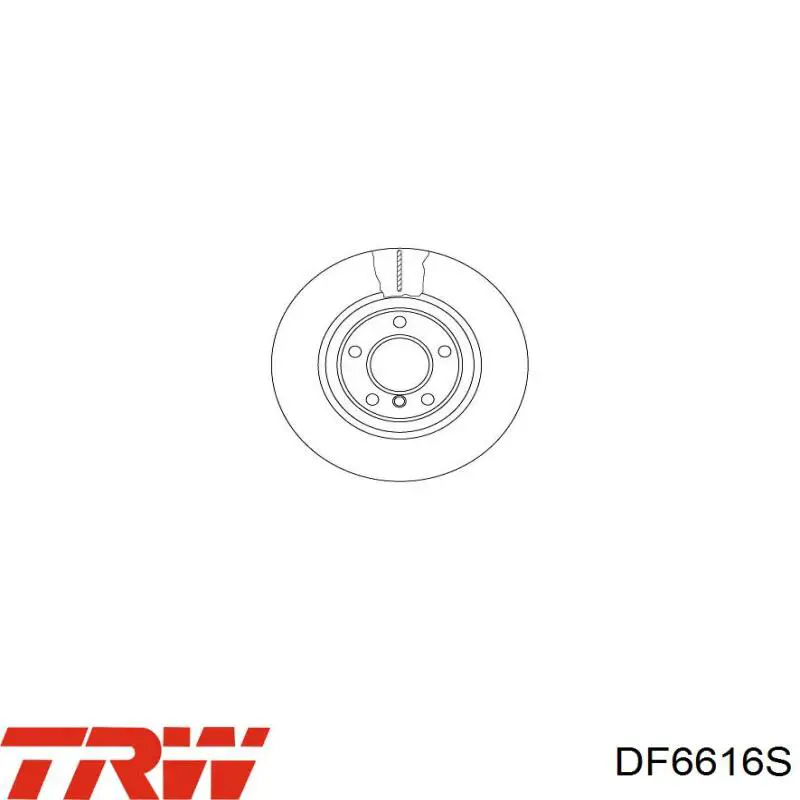Tarcza hamulcowa przednia TRW DF6616S cena, od 86,08 USD