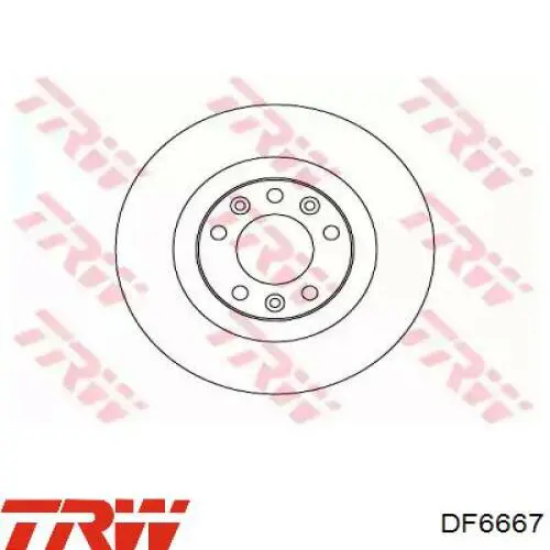 Tarcza hamulcowa tylna TRW DF6667 cena, od 41,77 USD