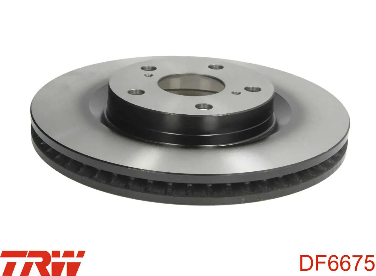 DF6675 TRW Tarcza hamulcowa przednia