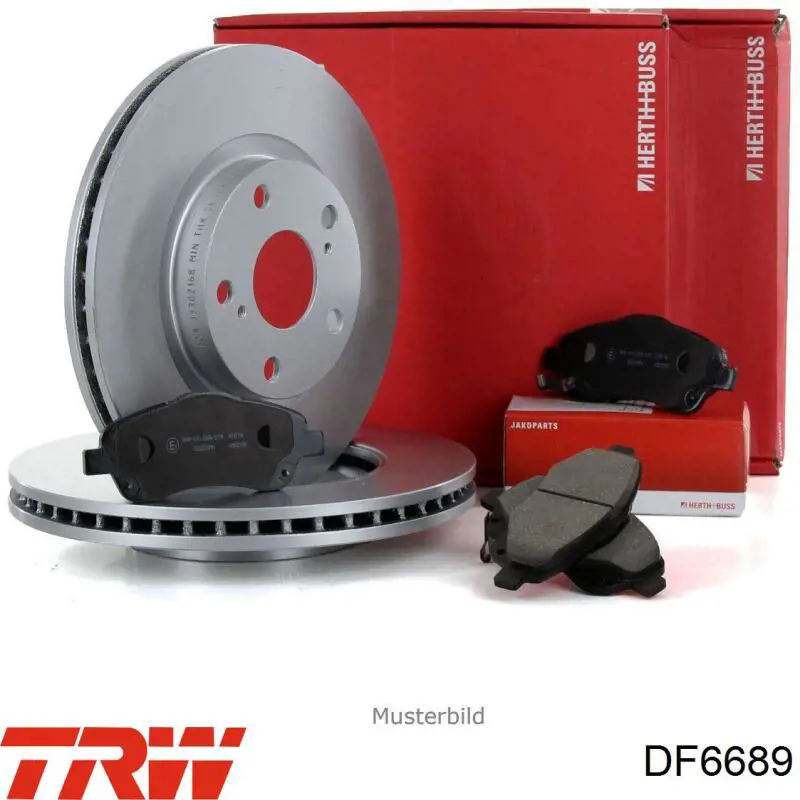 Do koszyka DF6689 TRW Tarcza hamulcowa przednia