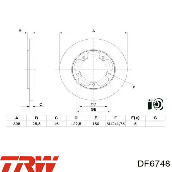 Tarcza hamulcowa tylna Ford 2226519 cena, od 47,99 USD