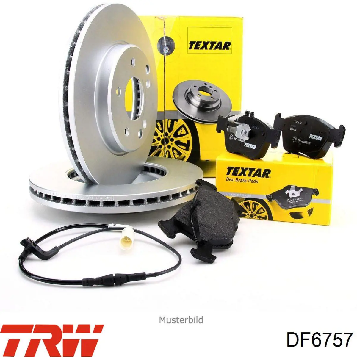 Do koszyka DF6757 TRW Tarcza hamulcowa przednia