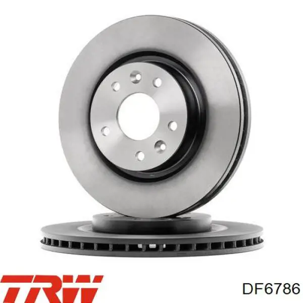 Tarcza hamulcowa przednia TRW DF6786 cena, od 59,46 USD