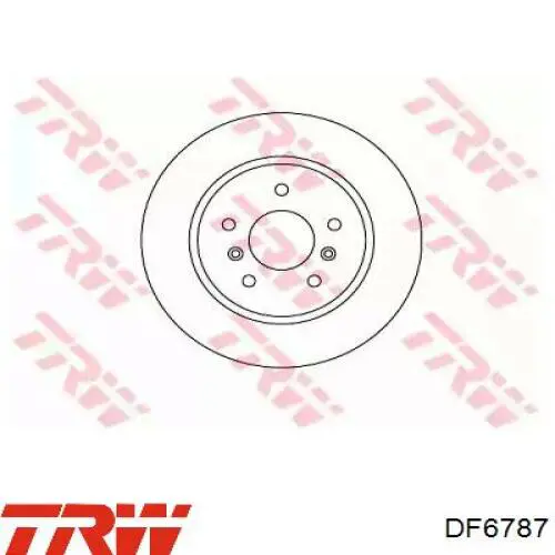 Tarcza hamulcowa przednia TRW DF6787 cena, od 59,46 USD
