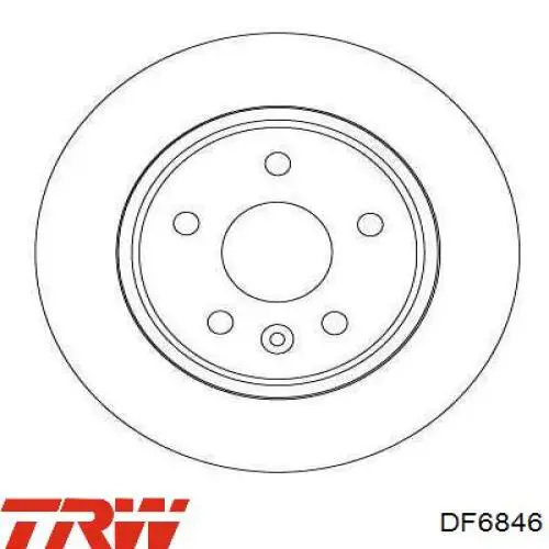 1680583880 General Motors Tarcza hamulcowa tylna