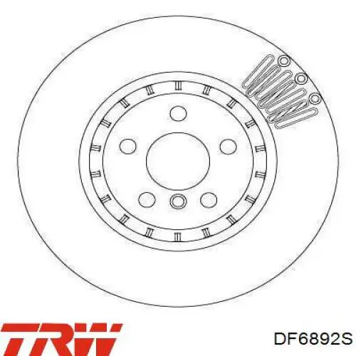 Tarcza hamulcowa tylna do BMW 5 (G30, F90)