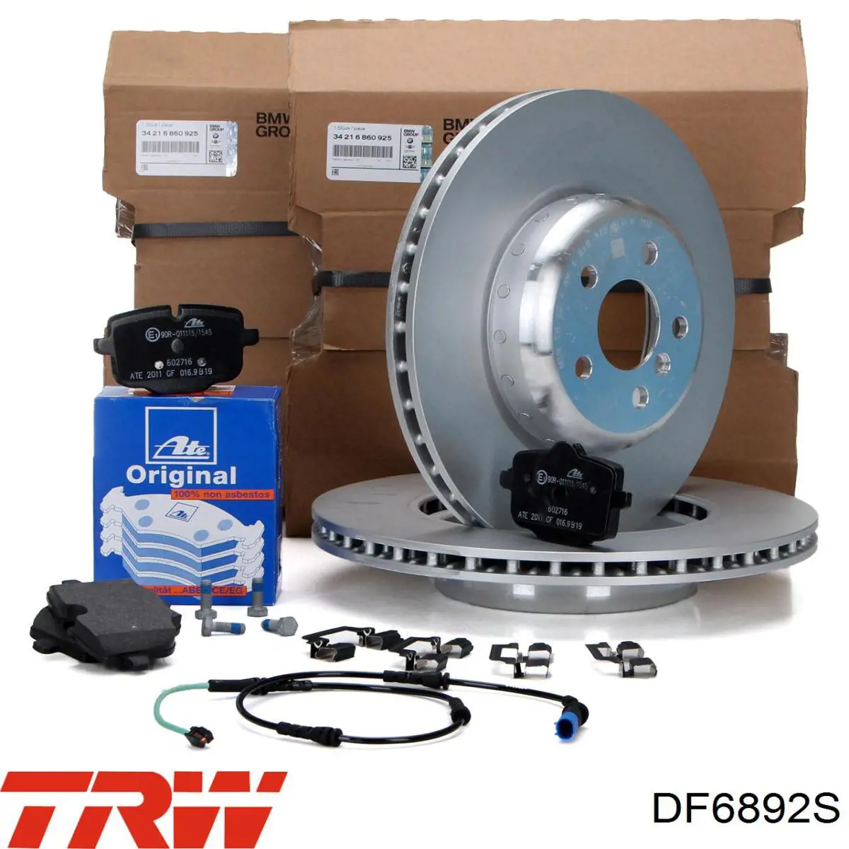 Tarcza hamulcowa tylna TRW DF6892S cena, od 102,93 USD