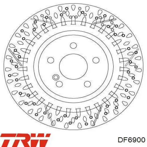 BG4958C Delphi Tarcza hamulcowa tylna