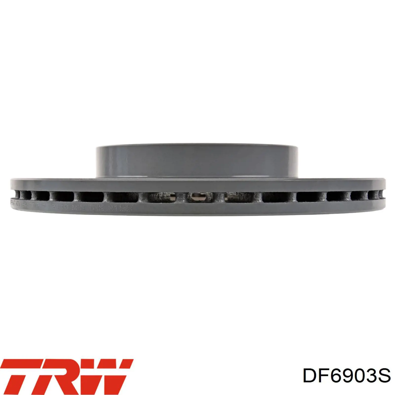 Do koszyka DF6903S TRW Tarcza hamulcowa przednia