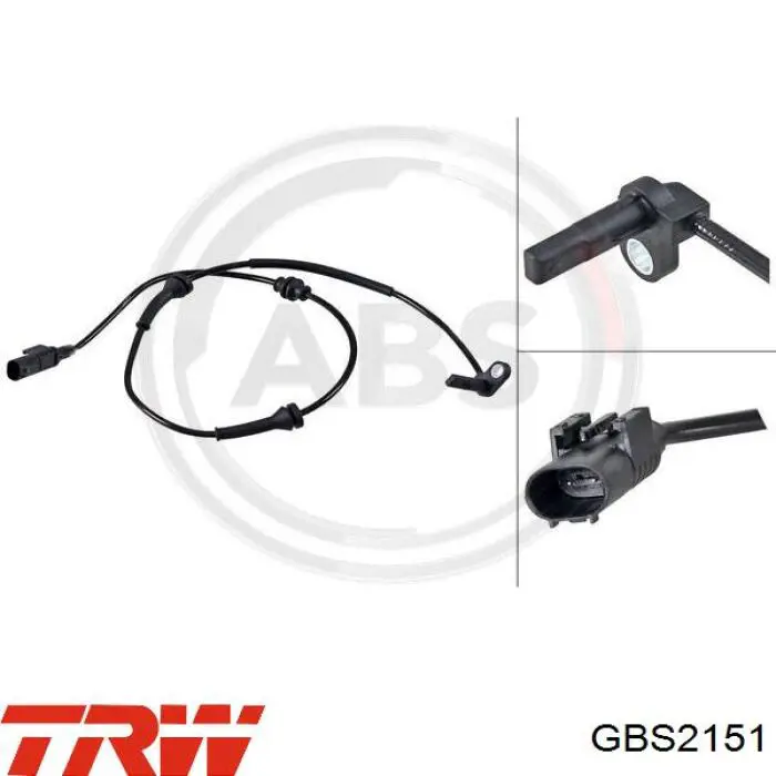 Do koszyka 51816797 Fiat/Alfa/Lancia Czujnik ABS przedni