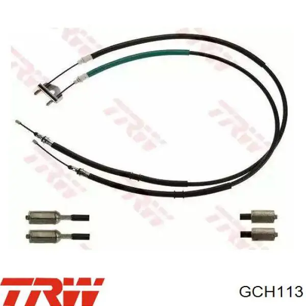 Linka hamulca ręcznego tylna prawa/lewa TRW GCH113 cena, od 25,96 USD