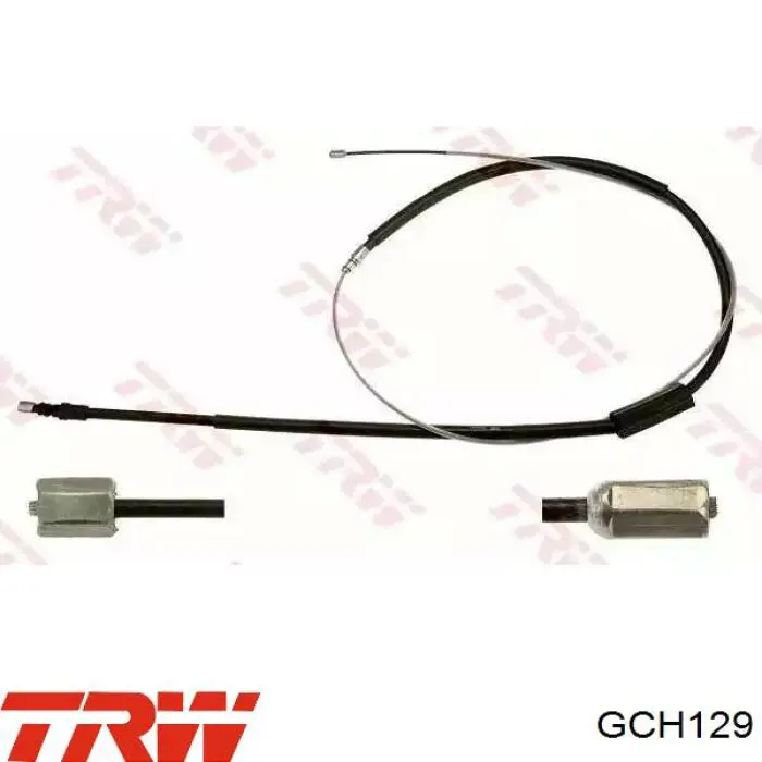 Linka hamulca ręcznego tylna prawa/lewa TRW GCH129 cena, od 15,93 USD