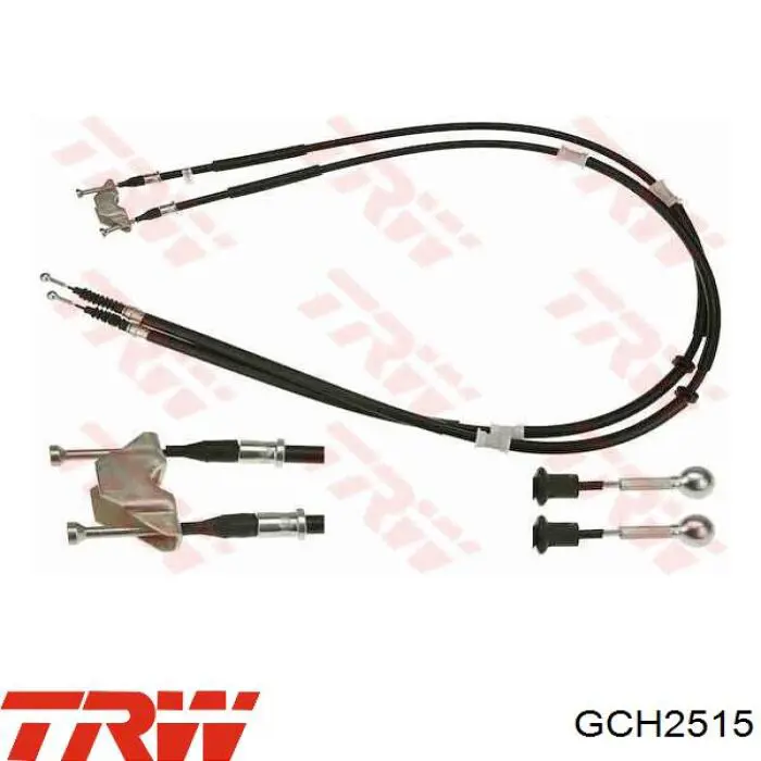Linka hamulca ręcznego tylna prawa/lewa TRW GCH2515 cena, od 30,90 USD