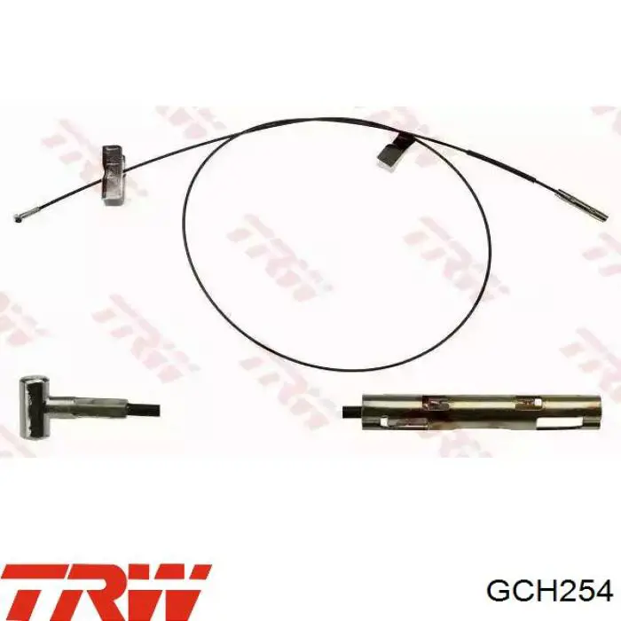 Linka hamulca ręcznego środkowa TRW GCH254 cena, od 11,84 USD