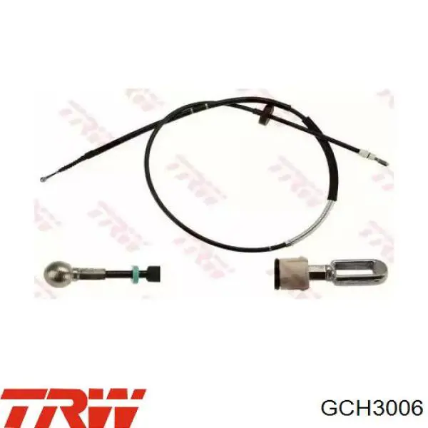 Linka hamulca ręcznego tylna lewa TRW GCH3006 cena, od 21,81 USD