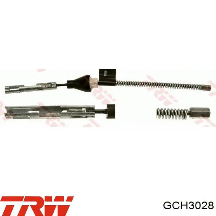 Linka hamulca ręcznego tylna prawa/lewa TRW GCH3028 cena, od 7,52 USD