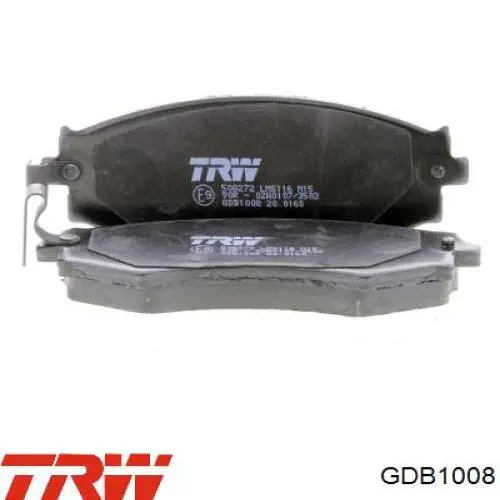 Klocki hamulcowe przednie tarczowe TRW GDB1008 cena, od 17,75 USD
