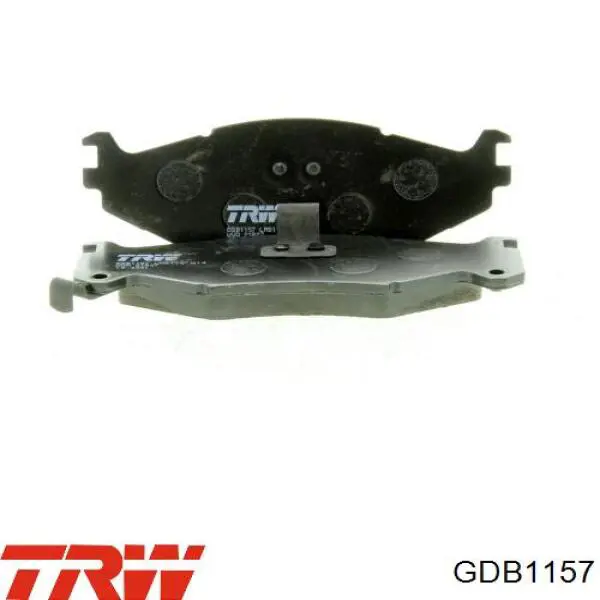 Klocki hamulcowe przednie tarczowe TRW GDB1157 cena, od 37,17 USD