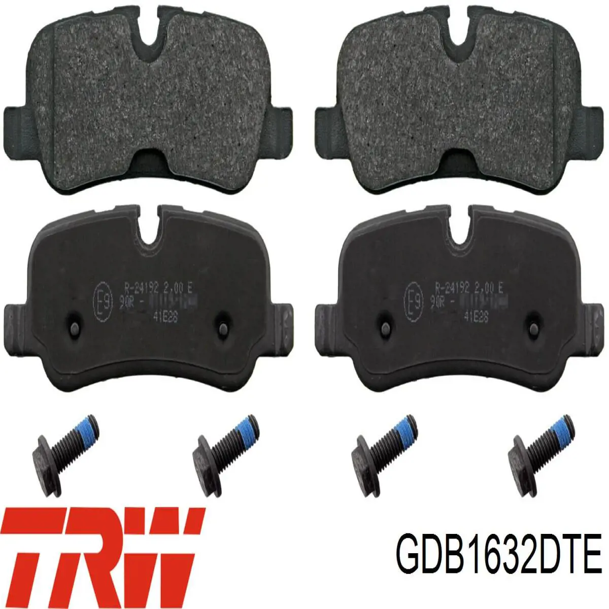 Okładziny (klocki) do hamulców tarczowych tylne TRW GDB1632DTE cena, od 38,34 USD