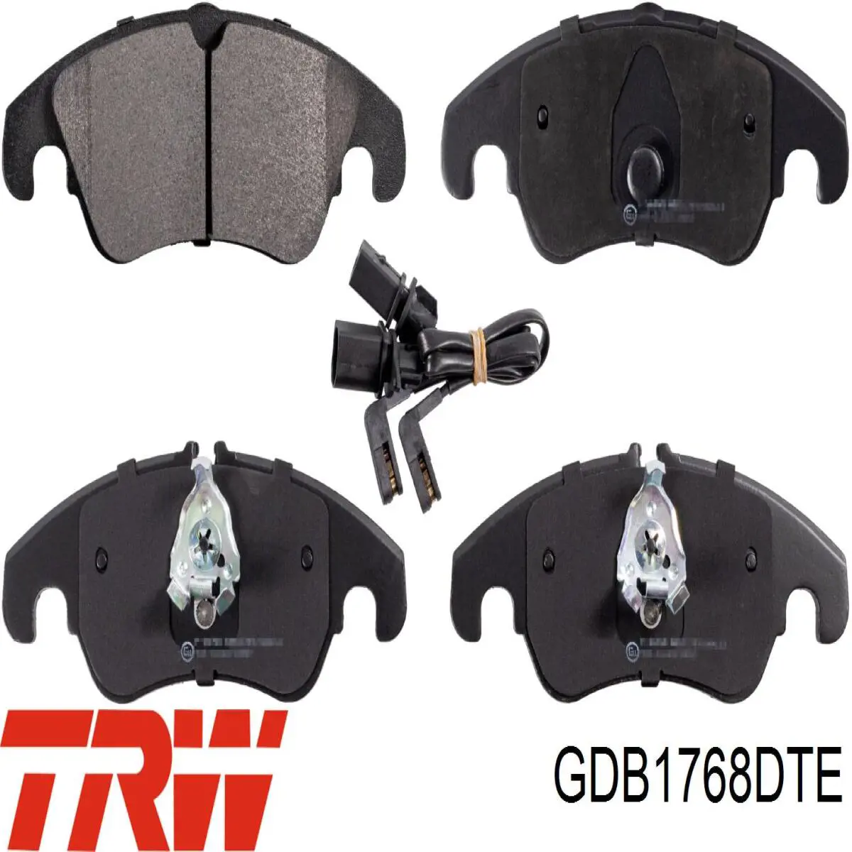 Klocki hamulcowe przednie tarczowe TRW GDB1768DTE cena, od 89,83 USD