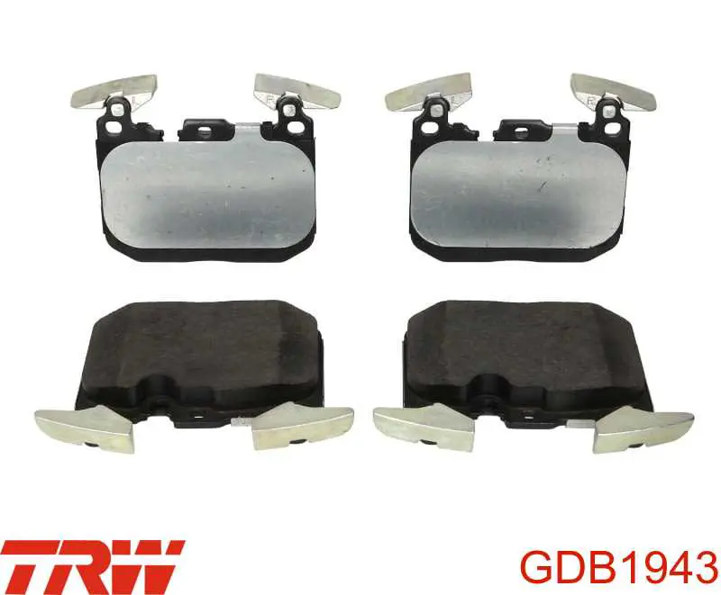 Klocki hamulcowe przednie tarczowe TRW GDB1943 cena, od 59,50 USD