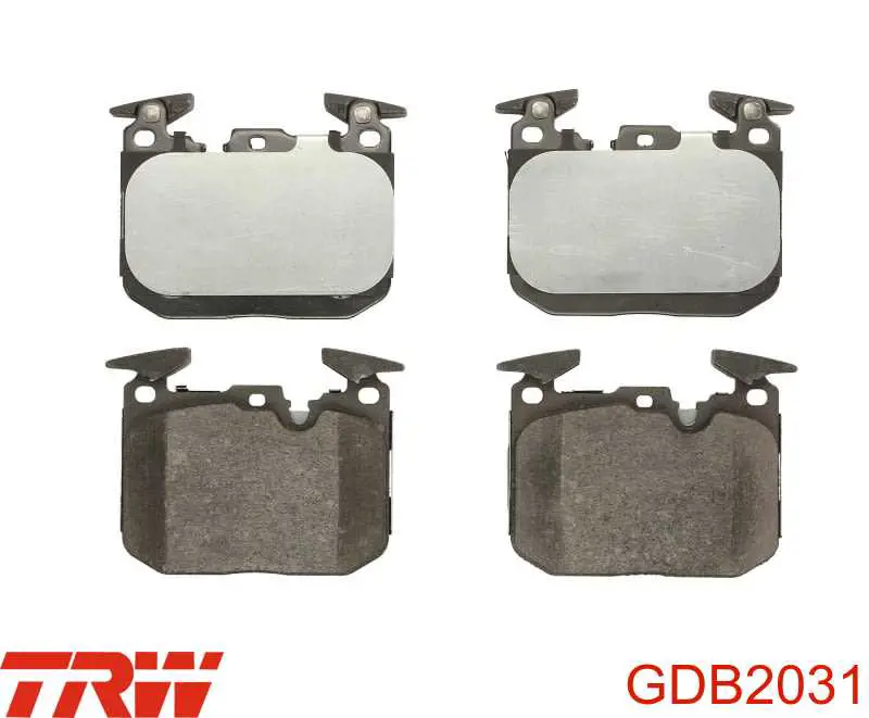 Klocki hamulcowe przednie tarczowe TRW GDB2031 cena, od 55,43 USD