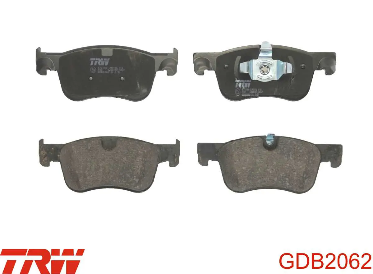 Klocki hamulcowe przednie tarczowe TRW GDB2062 cena, od 35,46 USD