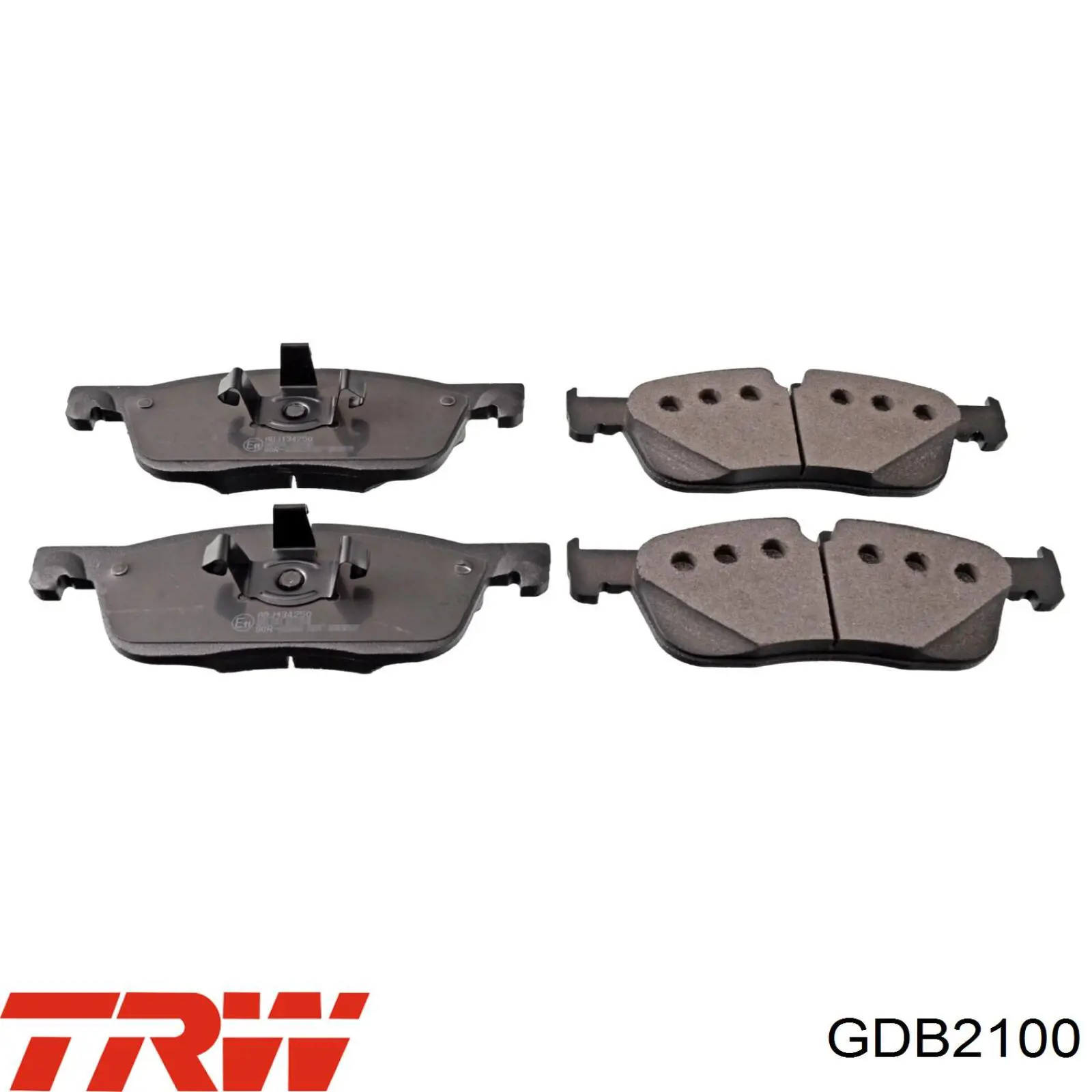 Klocki hamulcowe przednie tarczowe TRW GDB2100 cena, od 55,96 USD