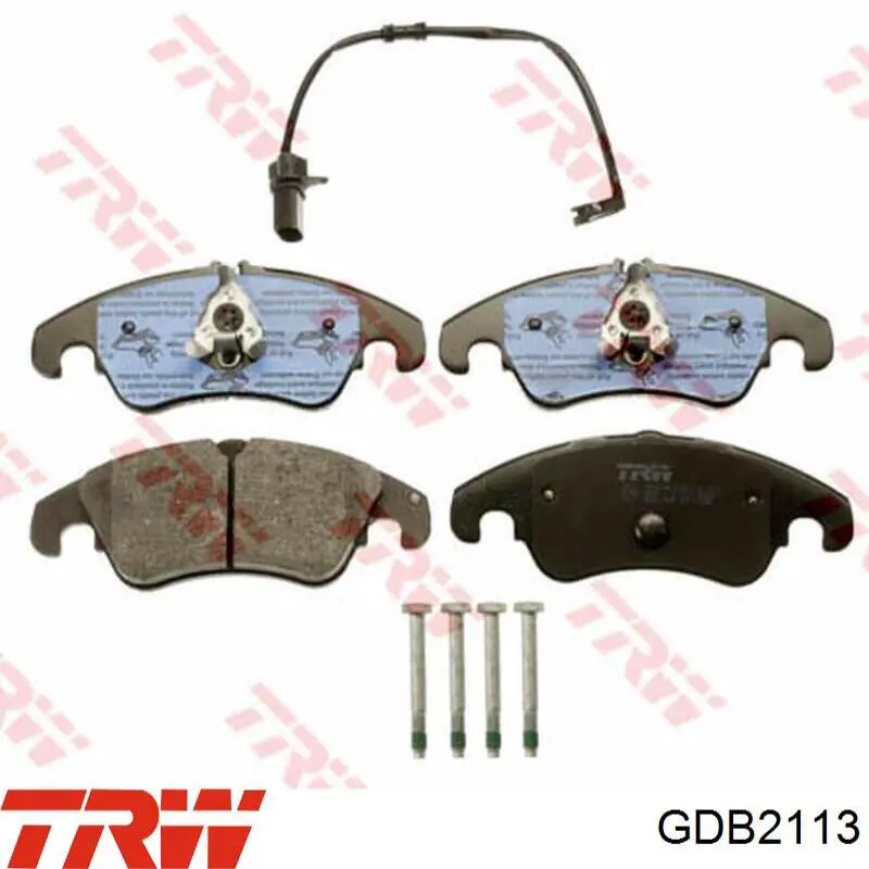 Klocki hamulcowe przednie tarczowe TRW GDB2113 cena, od 50,53 USD