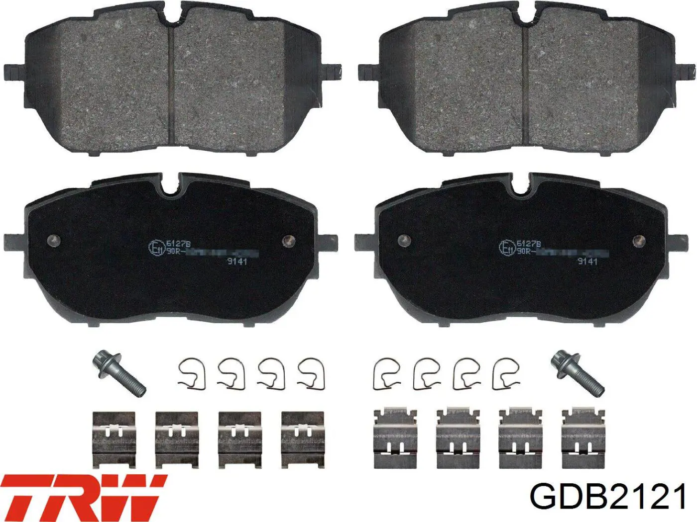Klocki hamulcowe przednie tarczowe TRW GDB2121 cena, od 47,73 USD