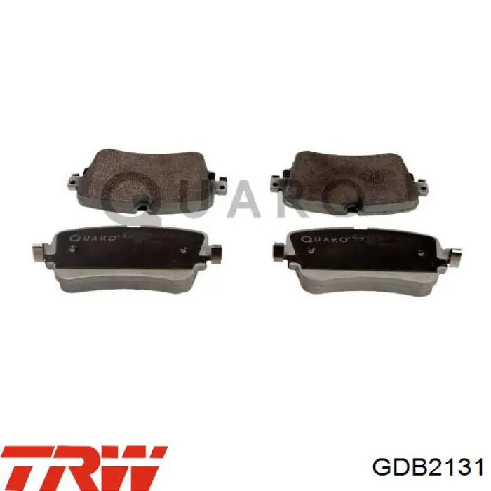 Okładziny (klocki) do hamulców tarczowych tylne TRW GDB2131 cena, od 40,71 USD