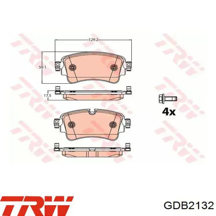 986494833 Bosch Okładziny (klocki) do hamulców tarczowych tylne