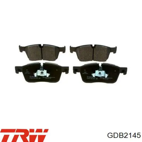 Do koszyka J9D1199 Jaguar Klocki hamulcowe przednie tarczowe