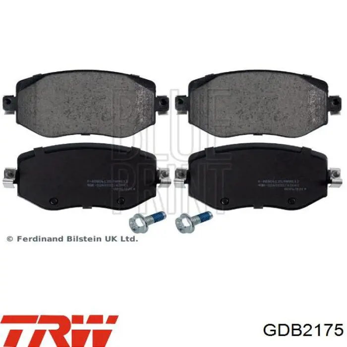 Klocki hamulcowe przednie tarczowe TRW GDB2175 cena, od 32,70 USD