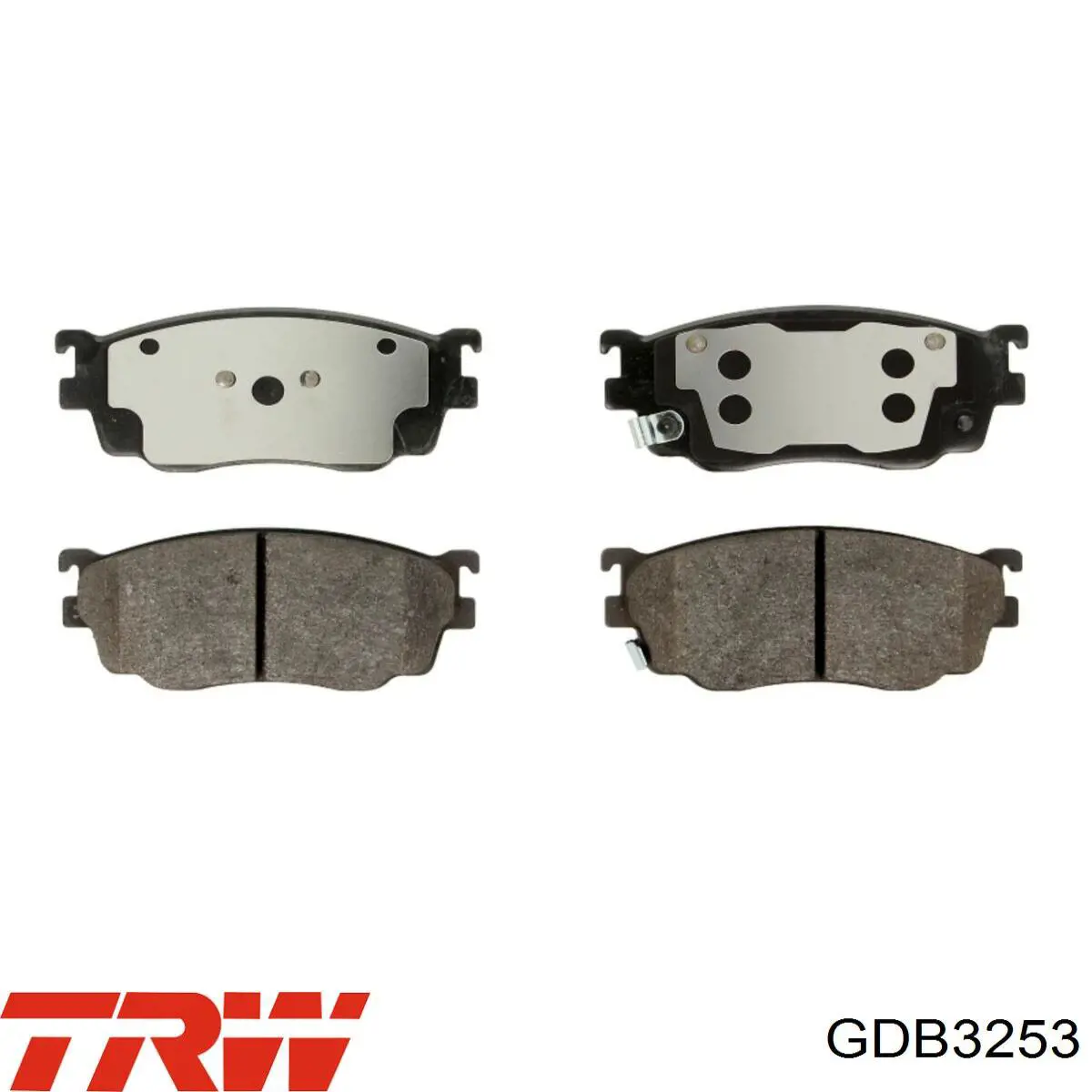 Klocki hamulcowe przednie tarczowe TRW GDB3253 cena, od 27,73 USD