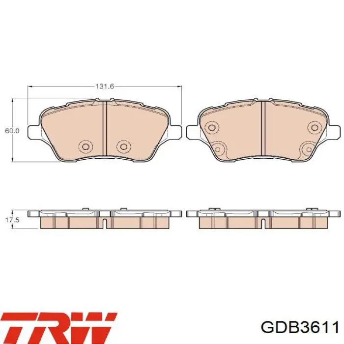 Klocki hamulcowe przednie tarczowe Mitsubishi MK585740 cena, od 98,99 USD