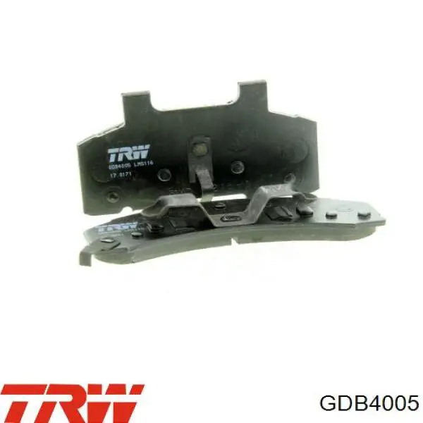 Klocki hamulcowe przednie tarczowe TRW GDB4005 cena, od 25,38 USD