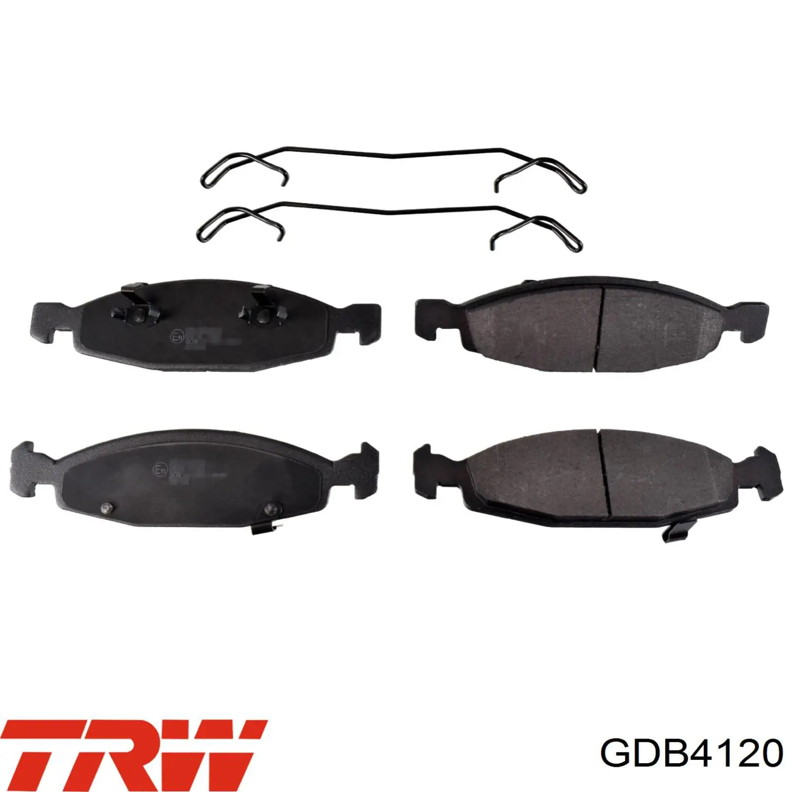 Klocki hamulcowe przednie tarczowe TRW GDB4120 cena, od 37,24 USD