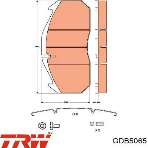 Klocki hamulcowe przednie tarczowe Rider RD29030PRO cena, od 90,50 USD